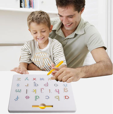 Magnetix LetterMag | Mejora las habilidades de ortografía - Pizarra magnética para trazado